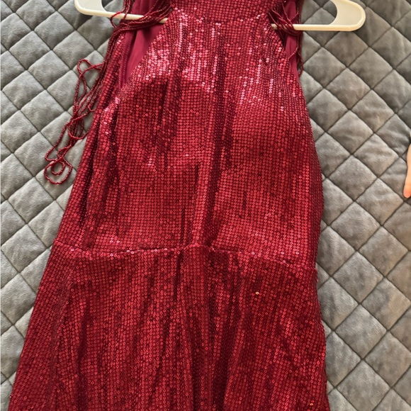 Sparkling Red Sequin Dress - Picture 1 of 3